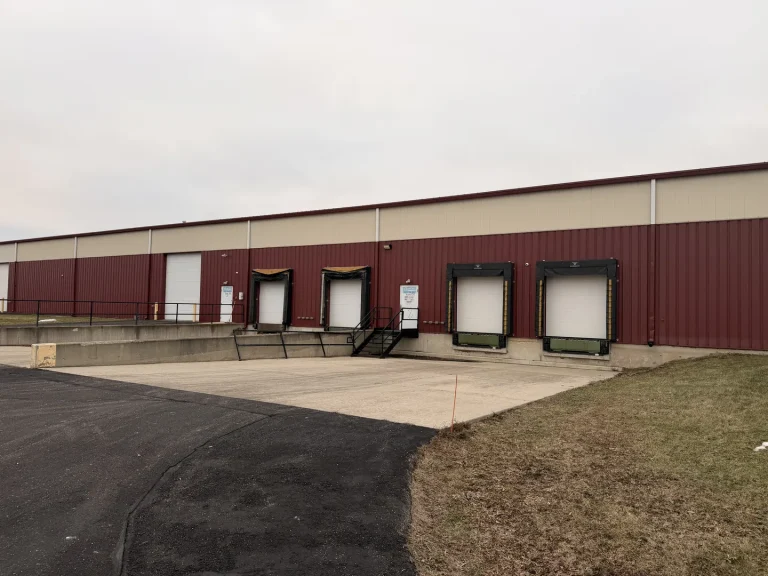 loading docks at warehouse